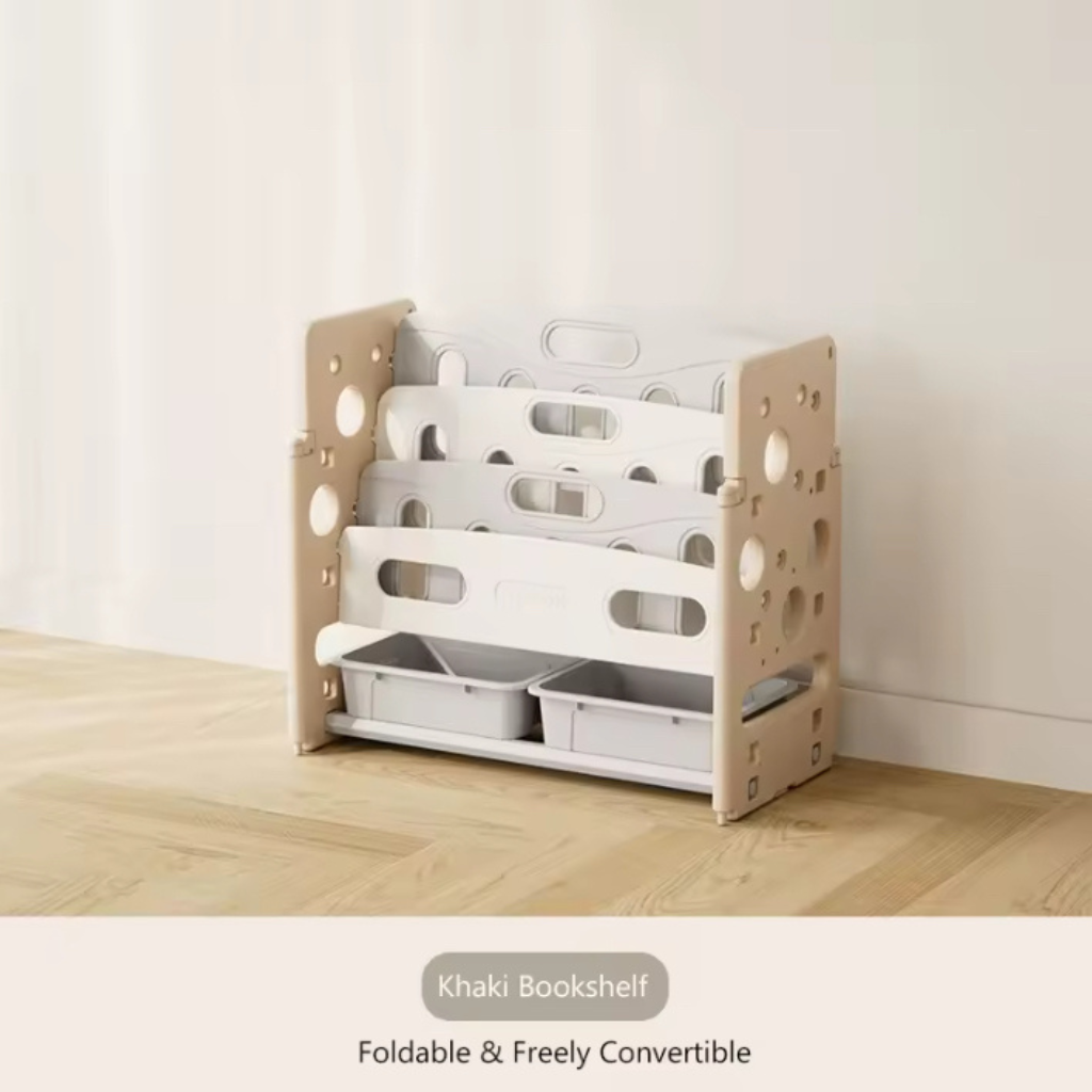 Estante Organizador de Juguetes Infantil de 4 Niveles