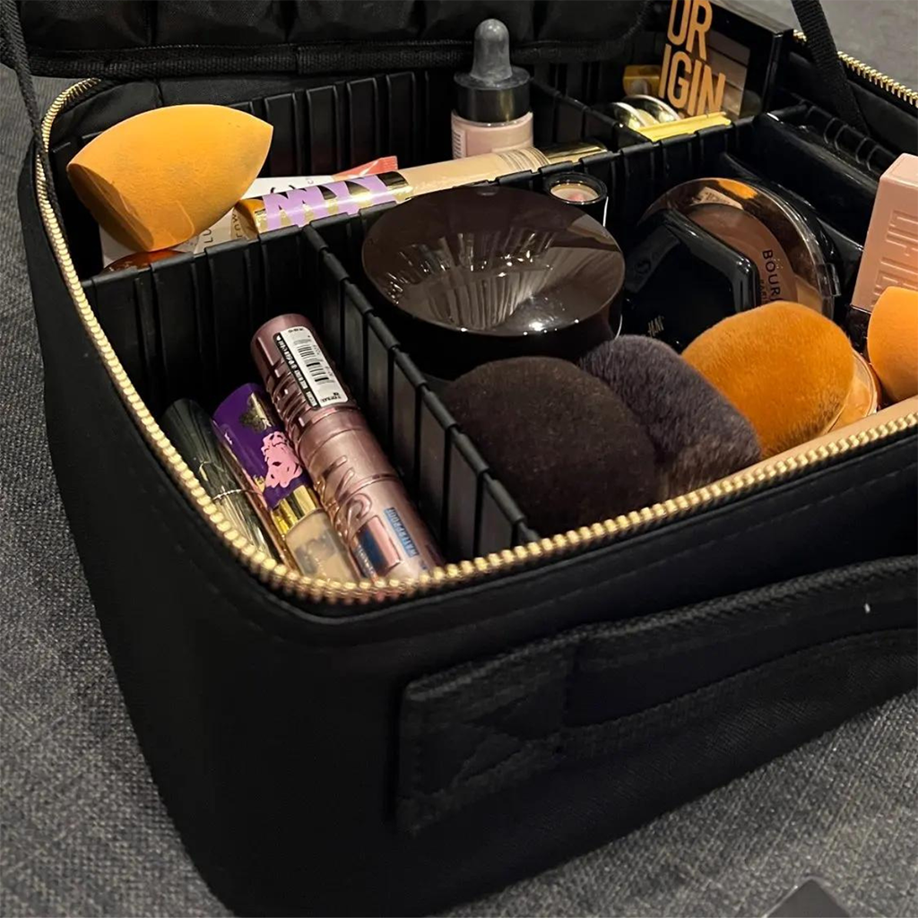 Bolsa de cosméticos con luz led