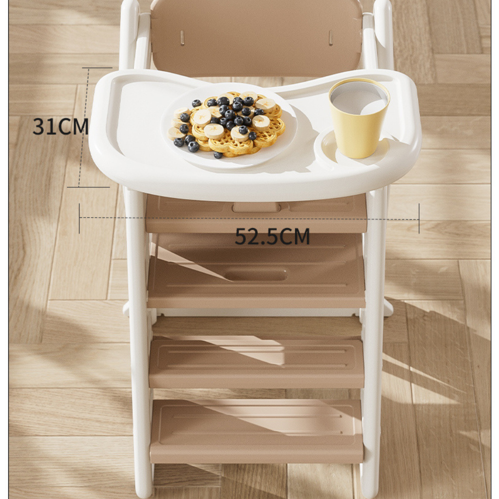 Torre de Aprendizaje Montessori y Silla de Comedor Multifuncional Plegable para Niños – 5 en 1