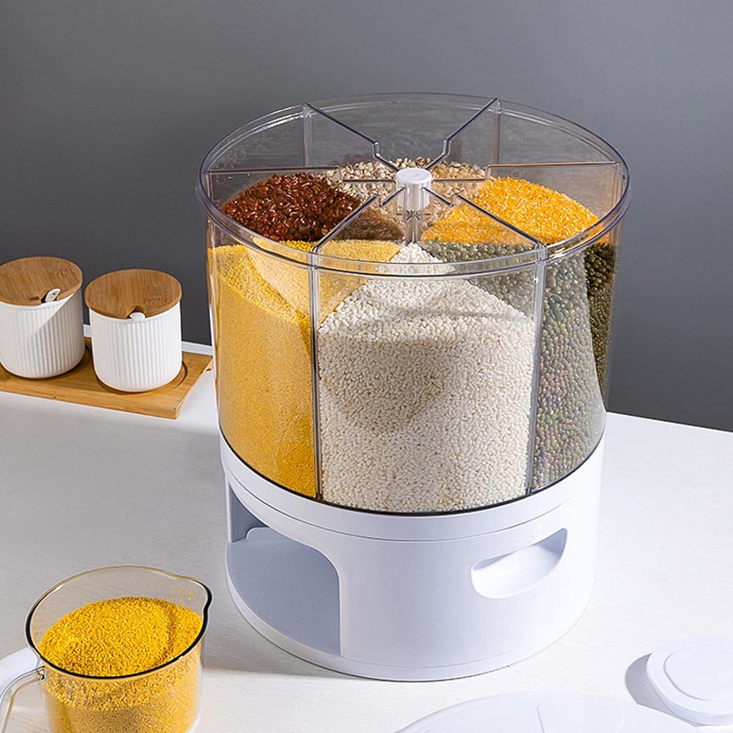 Dispensador Giratorio de Alimentos