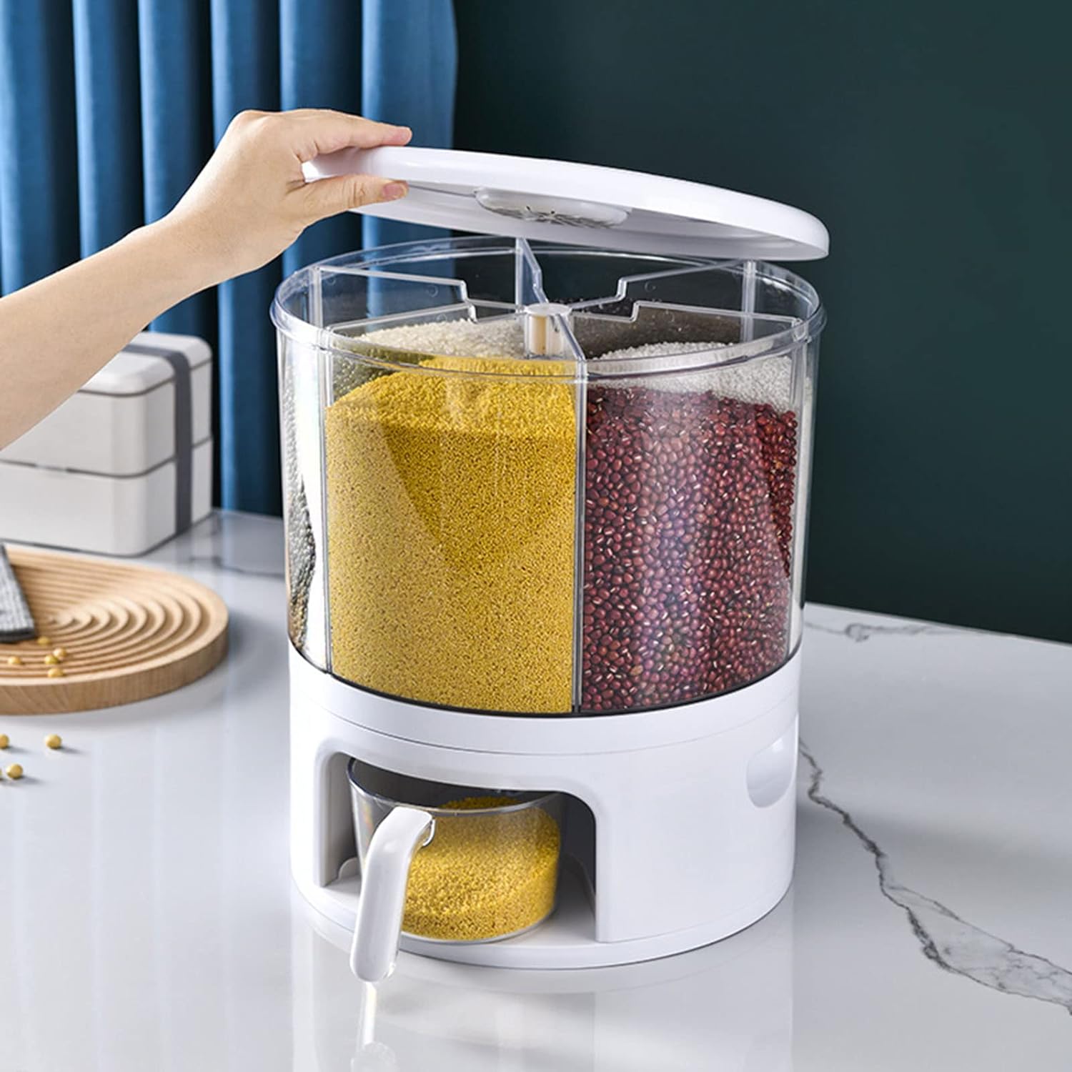 Dispensador Giratorio de Alimentos