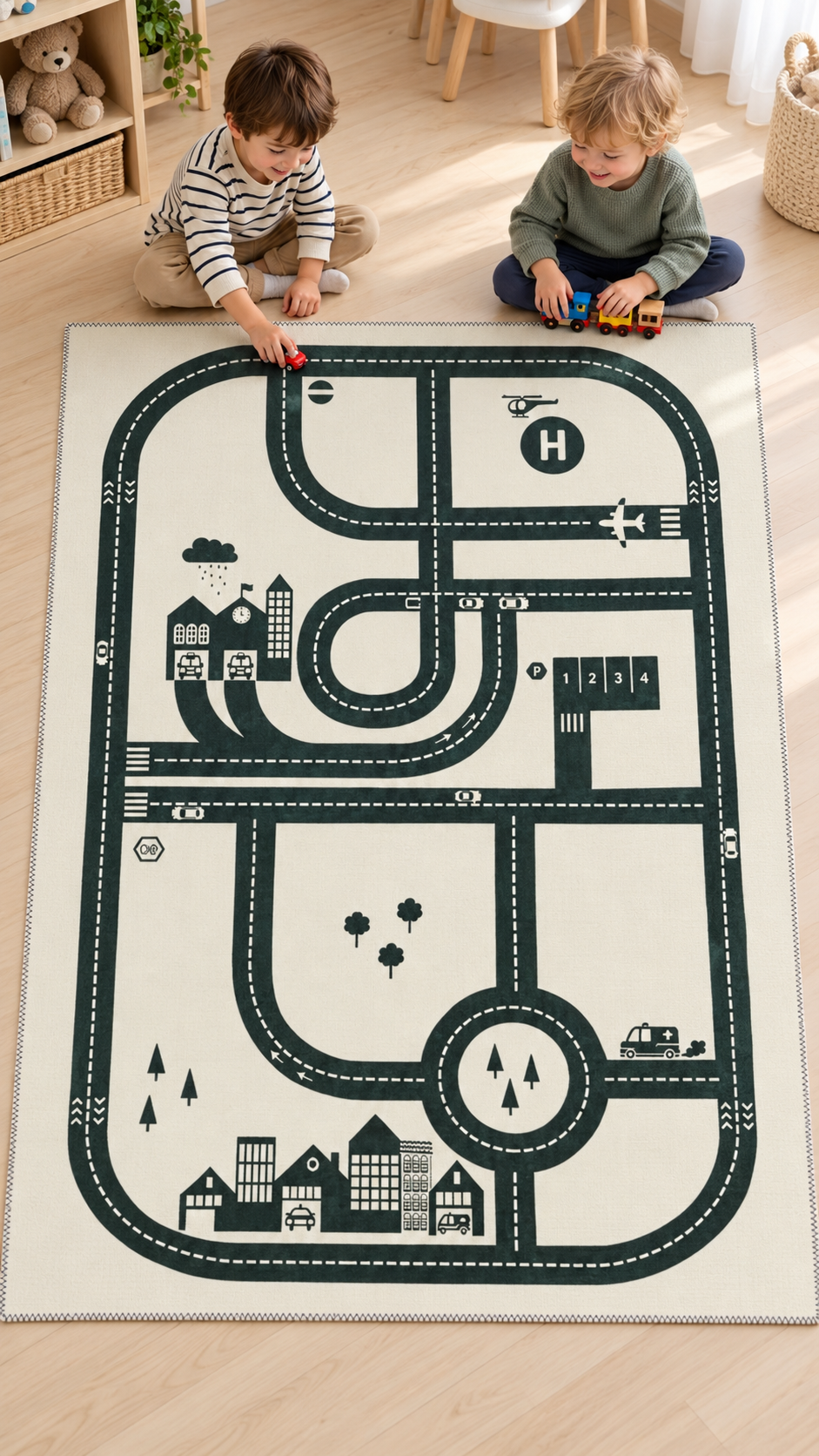 Alfombra de Juego Infantil Antideslizante