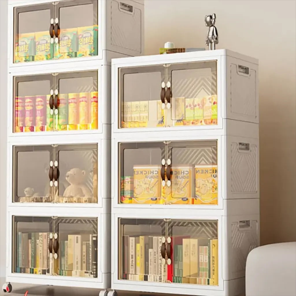 Cajas Plegables 5 Niveles con Ruedas