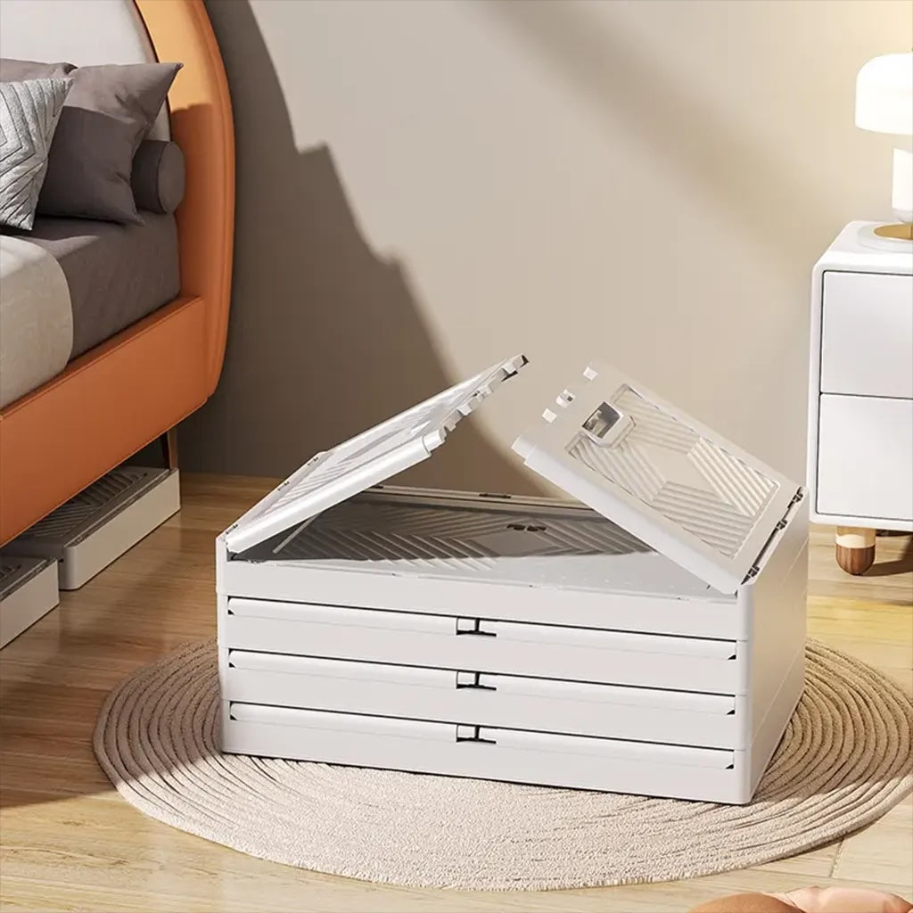 Cajas Plegables 5 Niveles con Ruedas