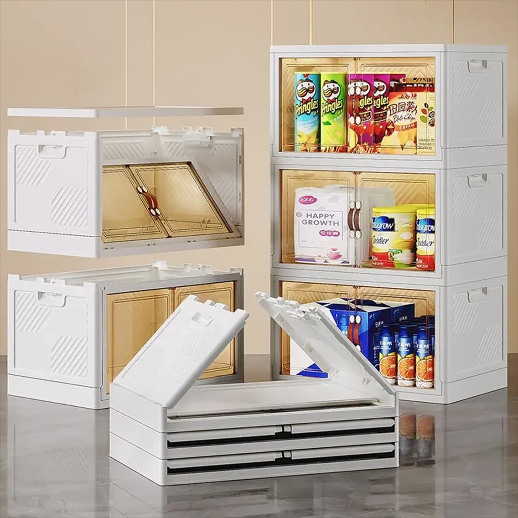 Cajas Plegables 5 Niveles con Ruedas