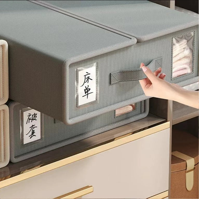 Organizador de sábanas y cobijas para closet