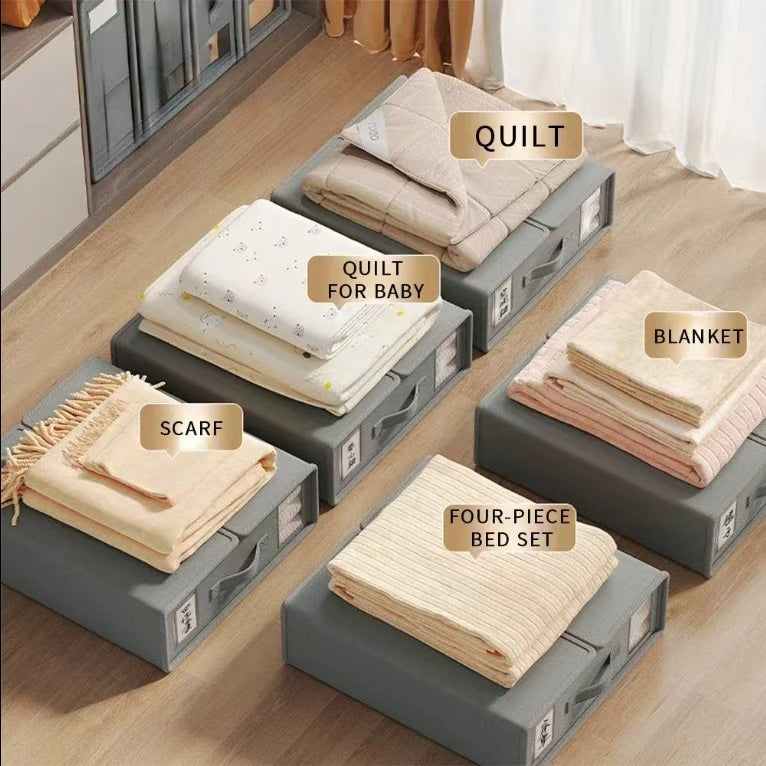 Organizador de sábanas y cobijas para closet