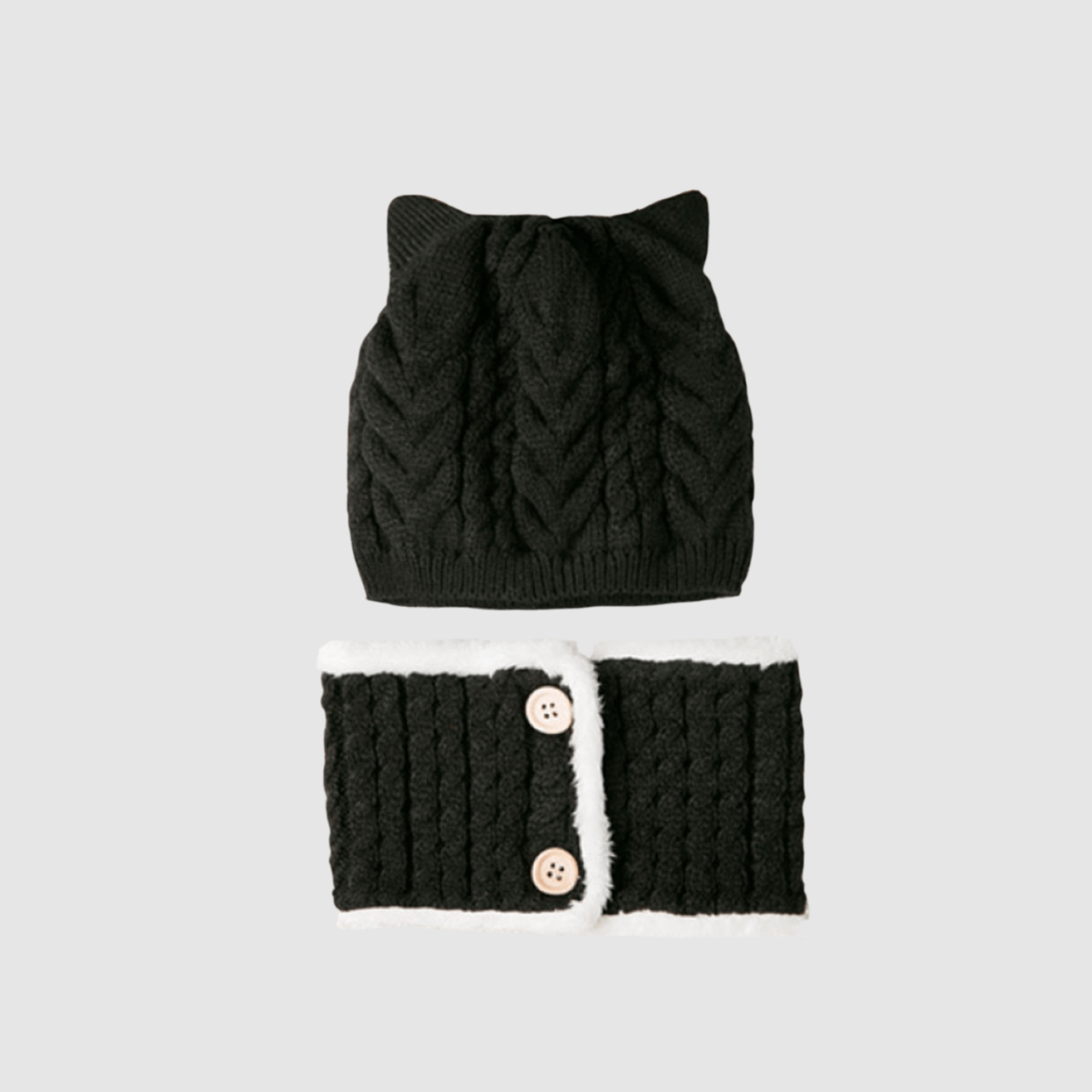 Set de Gorrito y Bufanda de Lana
