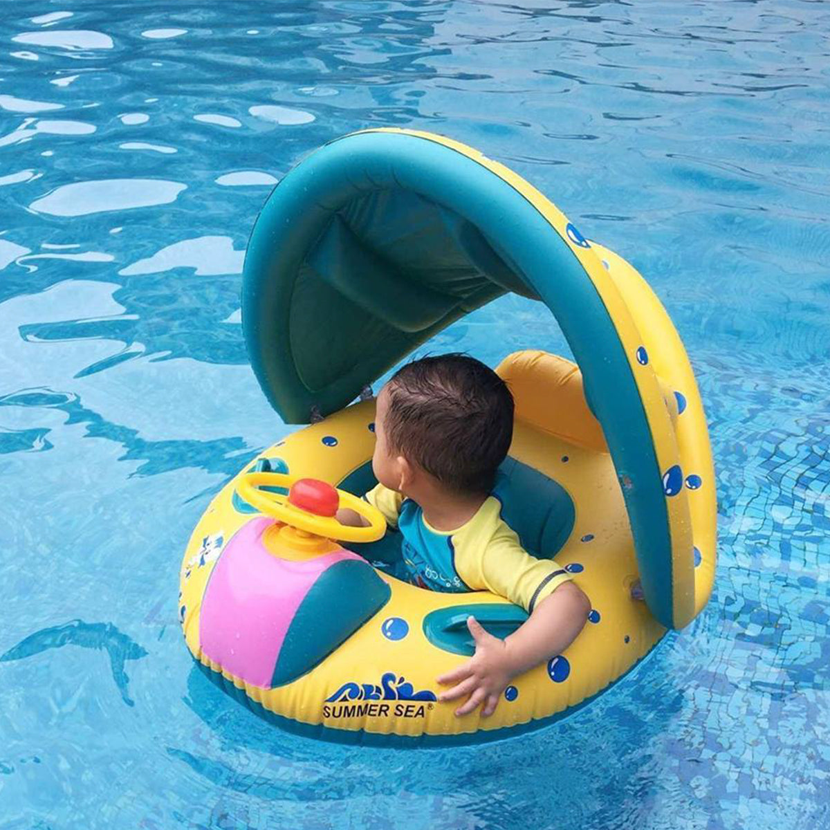 Flotador para Piscina con Techo Removible