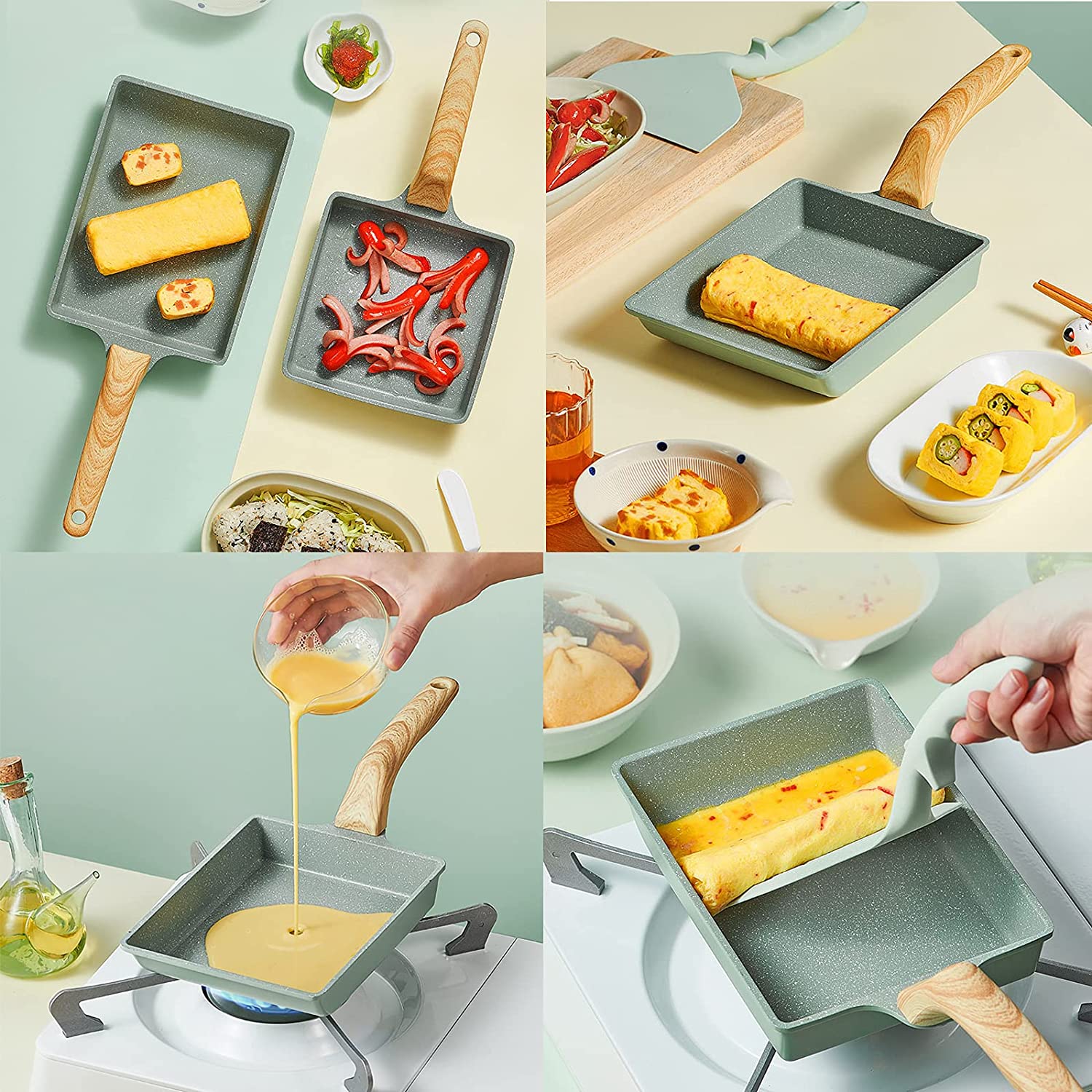 Sartén Rectangular  Estilo Tamagoyaki