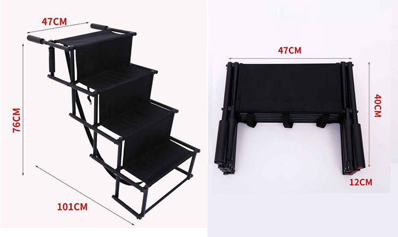 Escalera plegables ligeras portátiles para mascotas