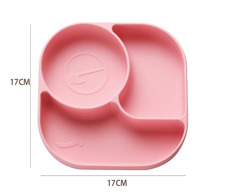Plato de Silicona con Ventosa