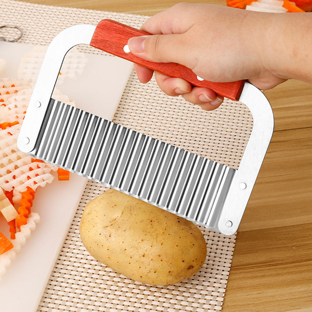 Herramienta de Corte Ondulada para Frutas y Verduras