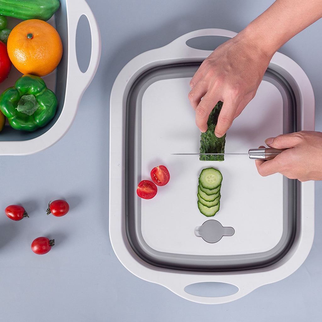 Tabla de Cortar de Cocina Multifunción 3 en 1