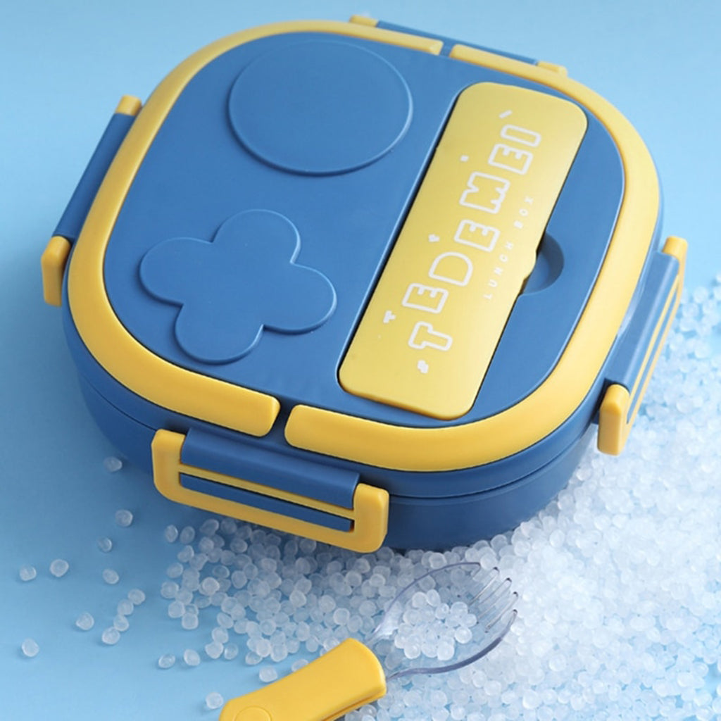 Lonchera de acero inoxidable con compartimentos para niños a prueba de fugas